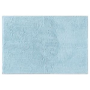 Soft Plush Fluffy Non Slip Microfiber Quick Dry Bath Rugs 16"x24" Blue